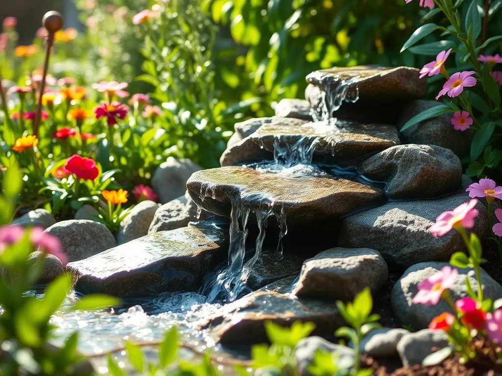 Mała kaskada wodna w ogrodzie – jak zrobić?