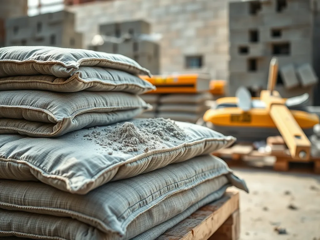 Jaki cement do murowania bloczków betonowych?