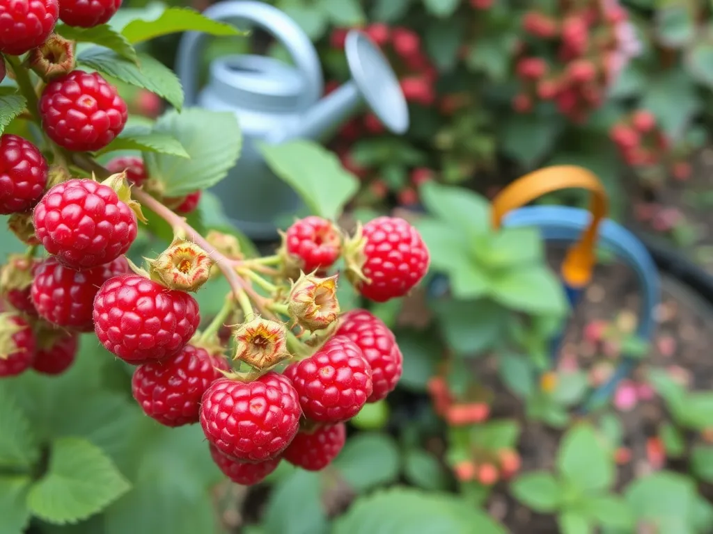 Jak często podlewać maliny?