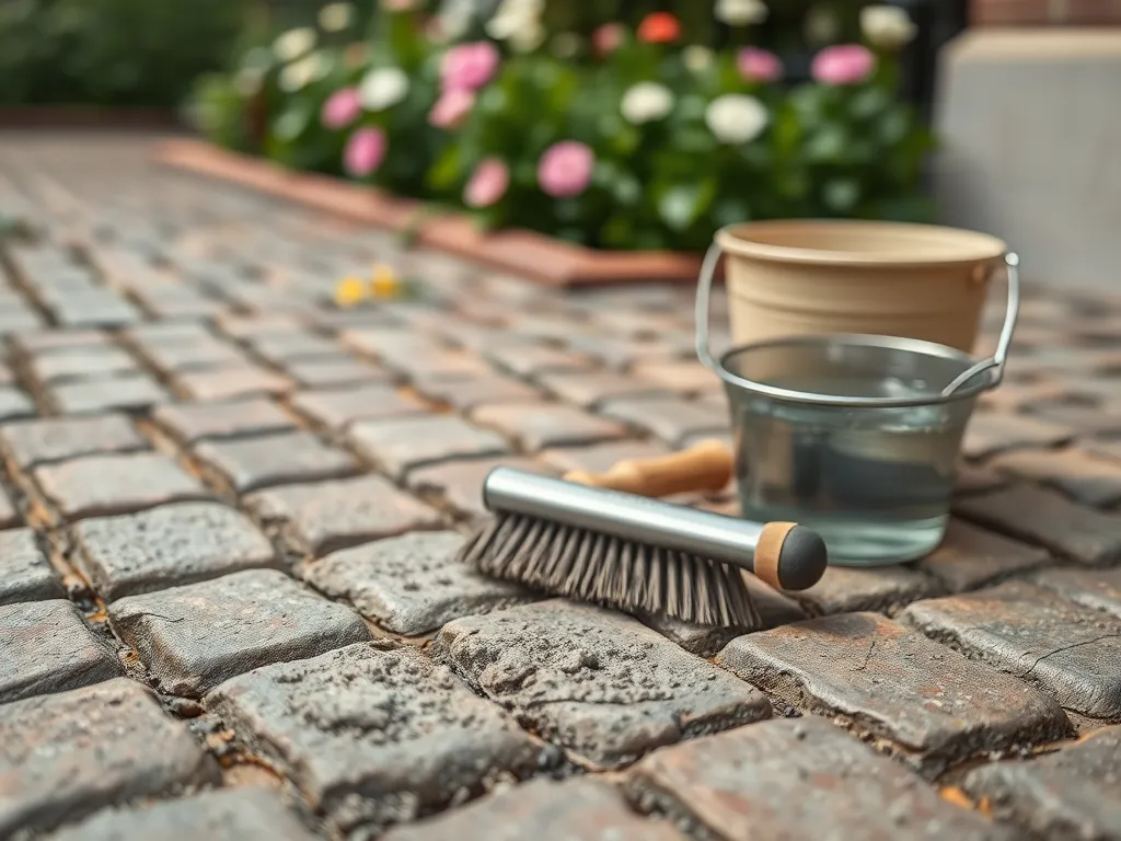 Jak usunąć cement z kostki brukowej?