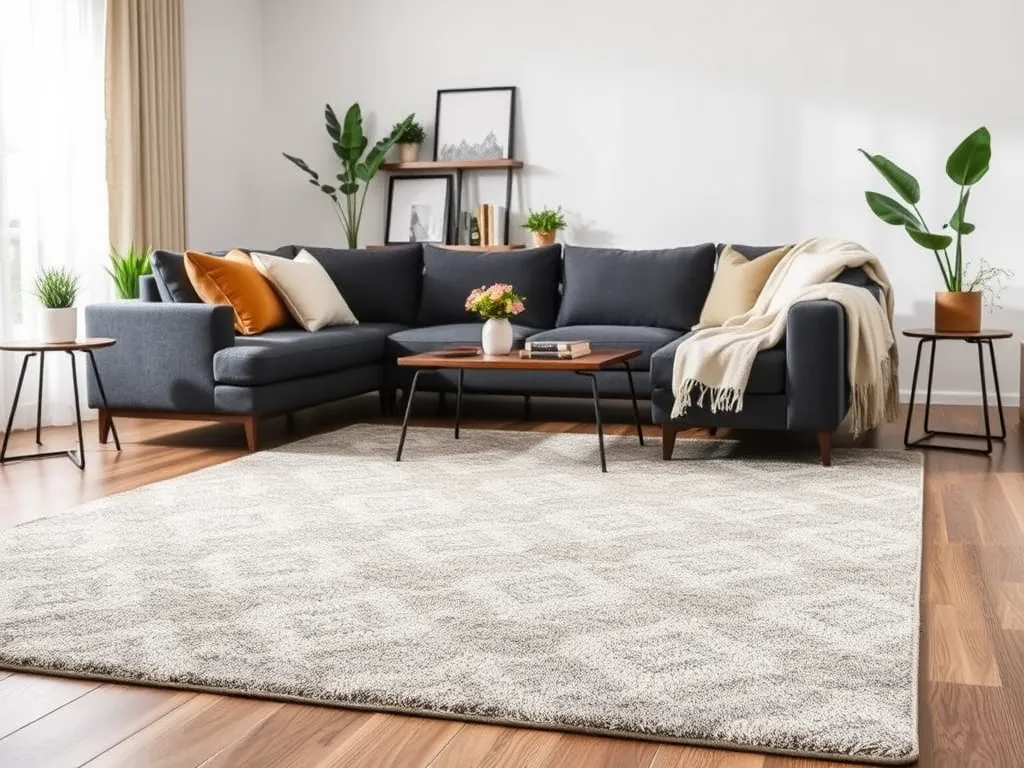 Jak dobrać rozmiar dywanu do narożnika?