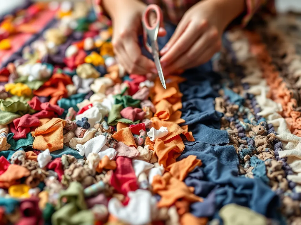 Jak zrobić dywan ze starych ubrań?