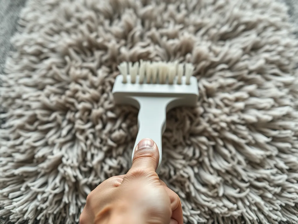 Jak wyprać dywan z długim włosem w domu?