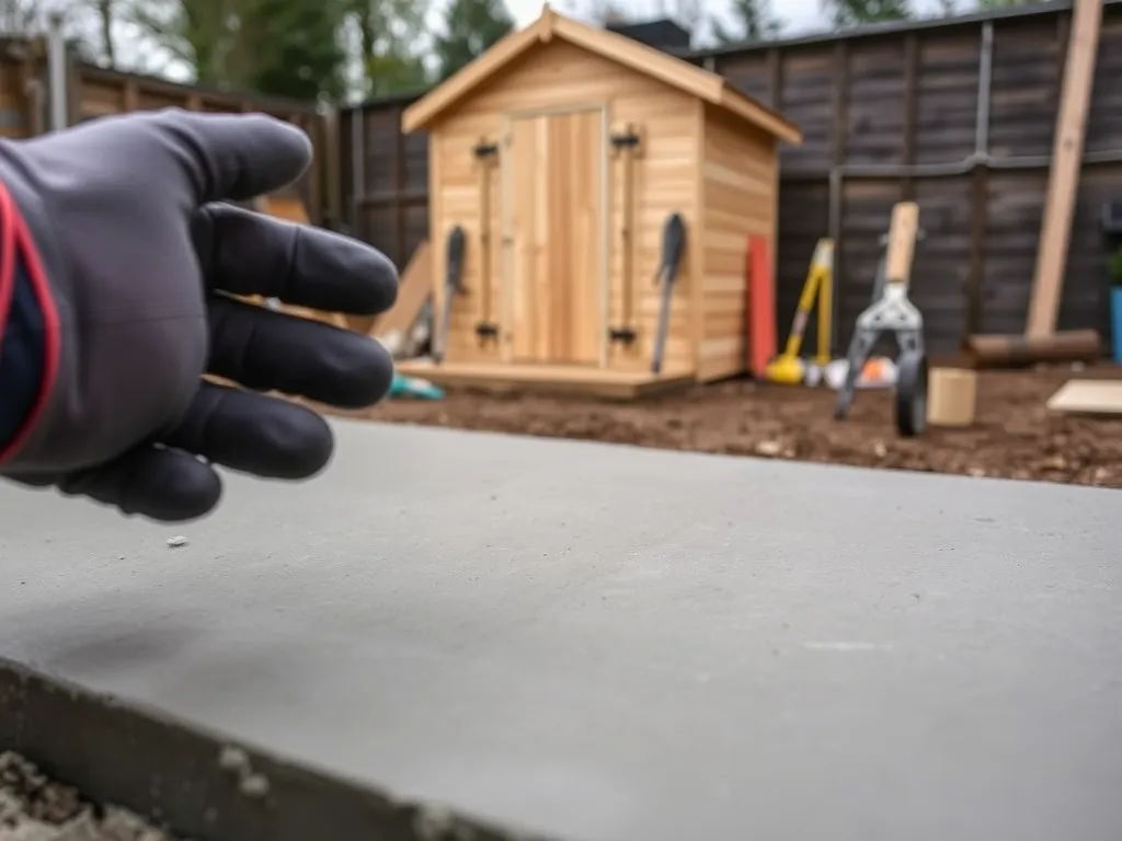 Wylewka pod domek narzędziowy – krok po kroku