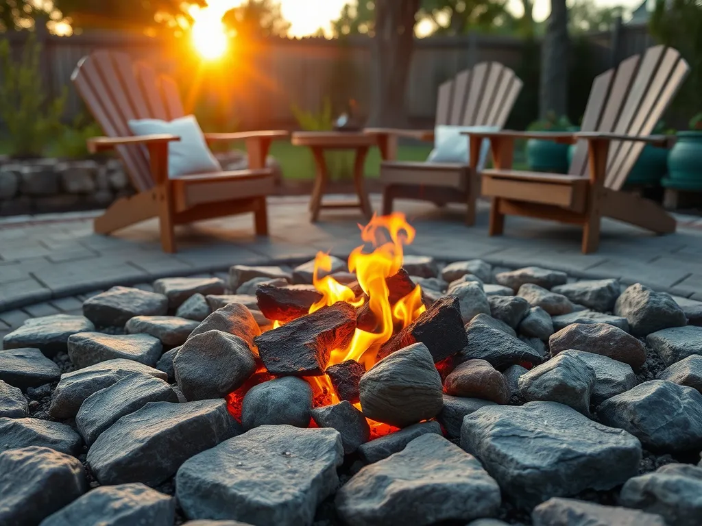 Ognisko w ogrodzie z kamieni – jak zrobić?