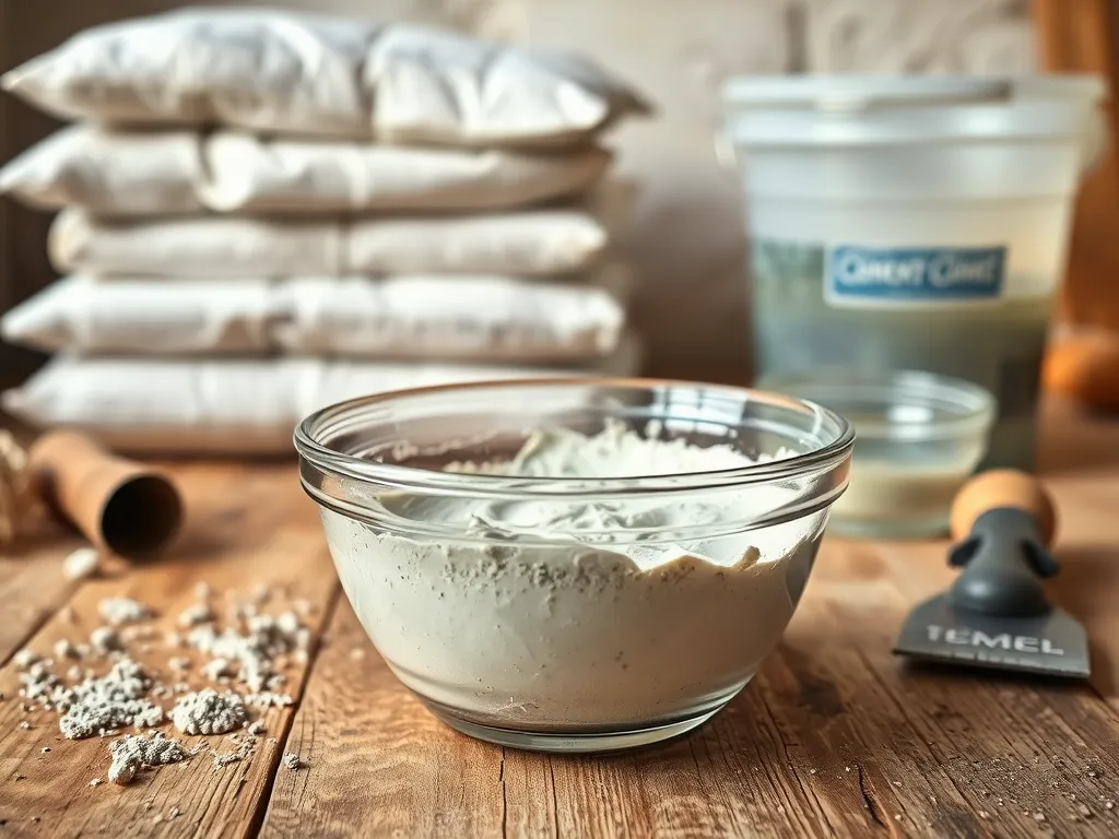 Czy sam cement z wodą zwiąże?