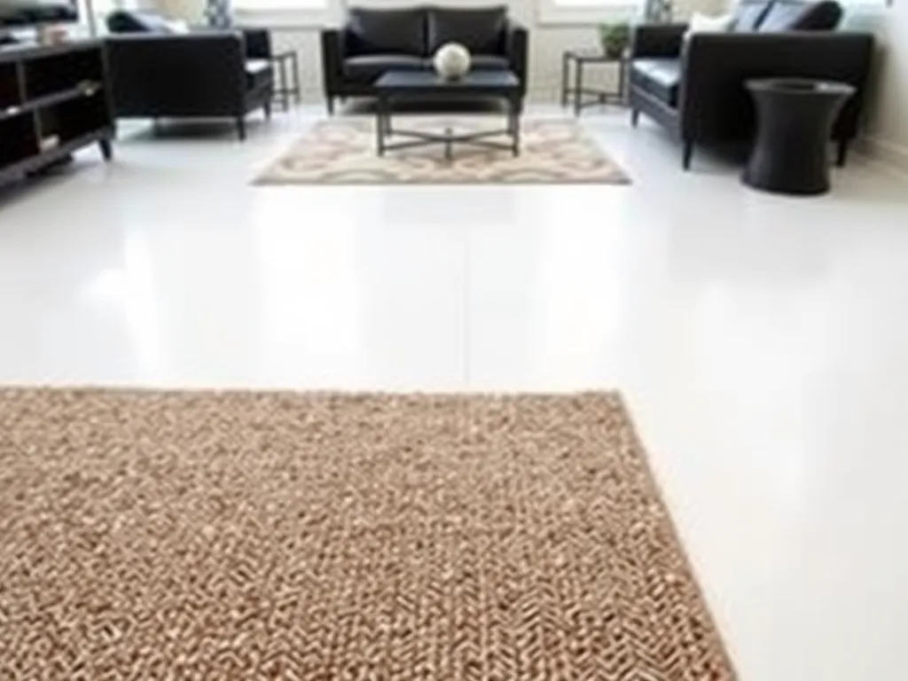 Jaki dywan do jasnej podłogi i ciemnych mebli?