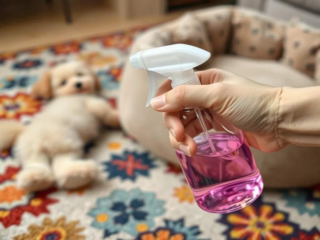 Jak usunąć zapach moczu psa z dywanu?