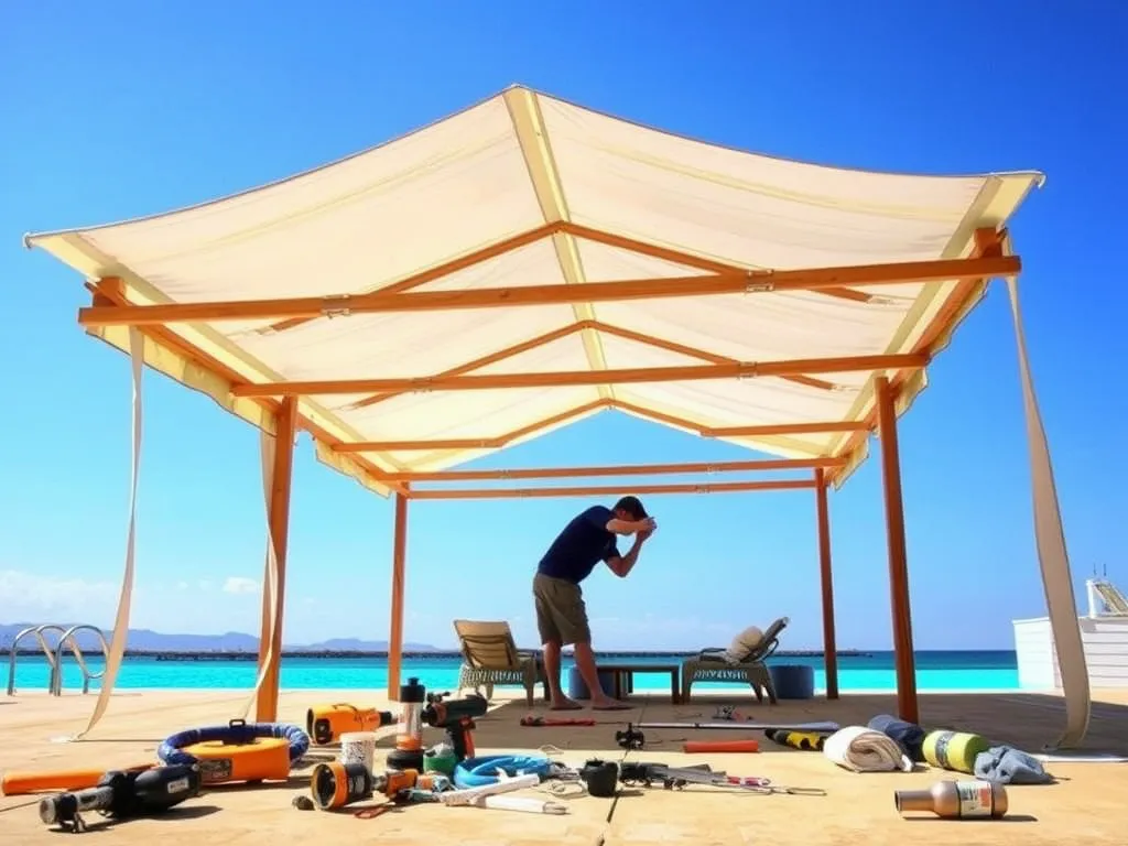 Jak samemu zrobić zadaszenie basenu?